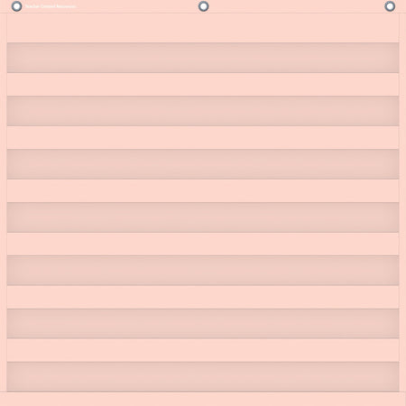 Blush 7 Pocket Chart, 28" x 28"