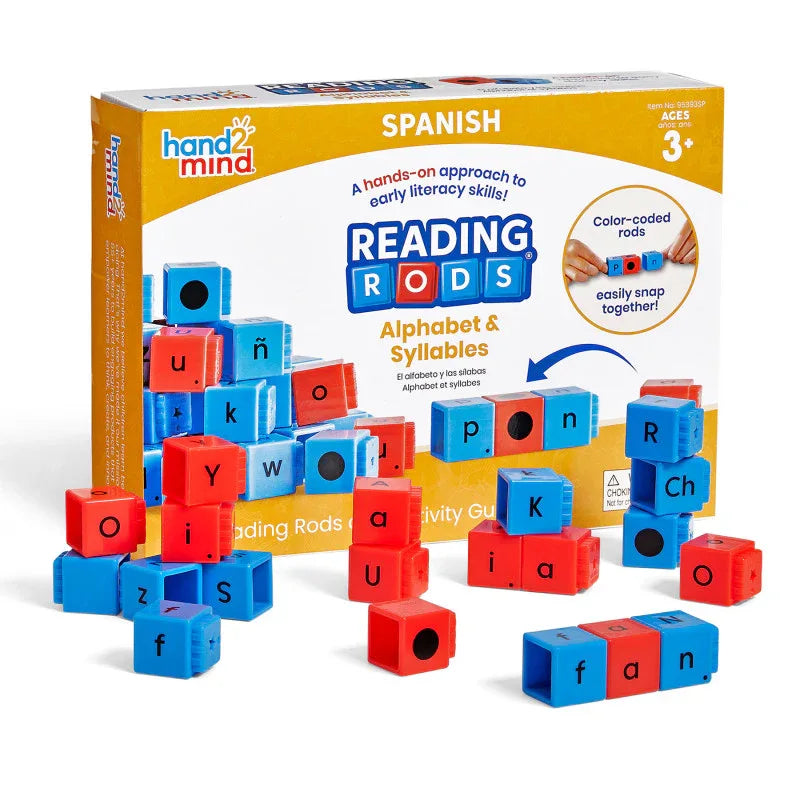 Reading Rods&reg; in Spanish, Alphabet & Syllables