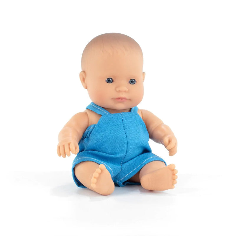 My Friends & Me Baby Doll, Caucasian Boy, 8-1/4" (Bag)