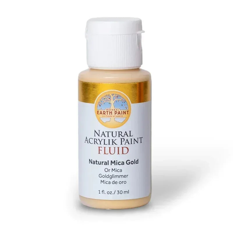 Natural Fluid Acrylik - 1 oz - Gold Mica