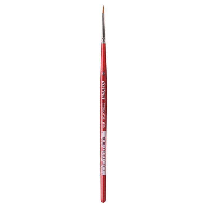 COSMOTOP-SPIN Silkpainting Brush, Synthetic, Watercolor, Round, Size 0