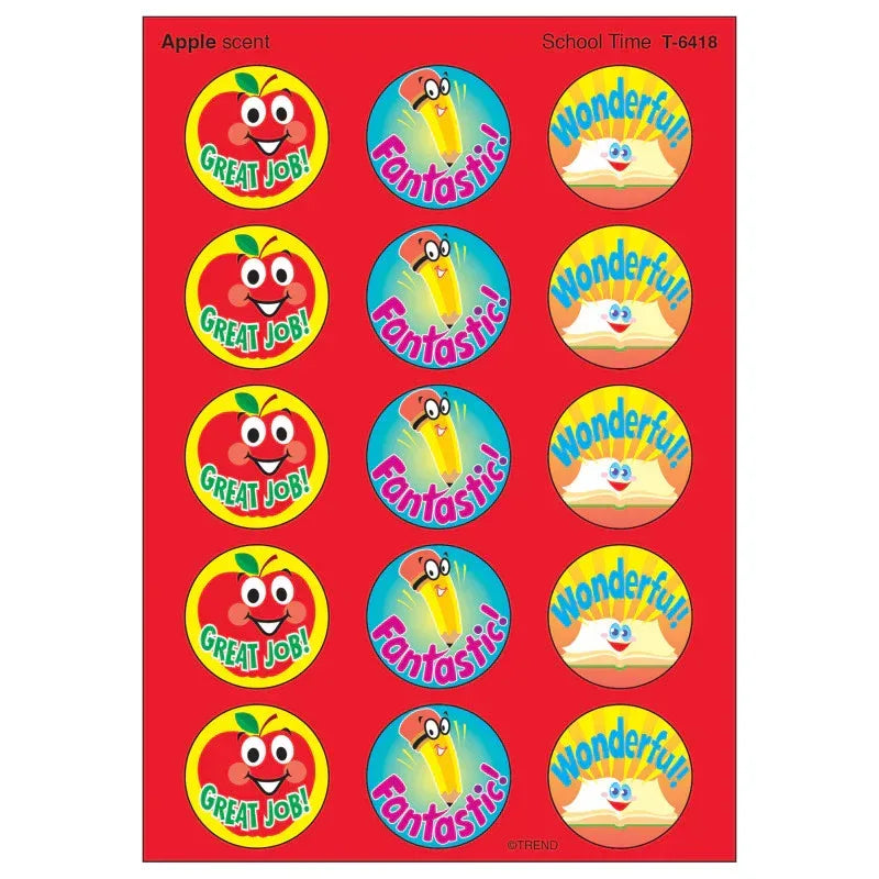 School Time/Apple Stinky Stickers&reg;, 60 ct.