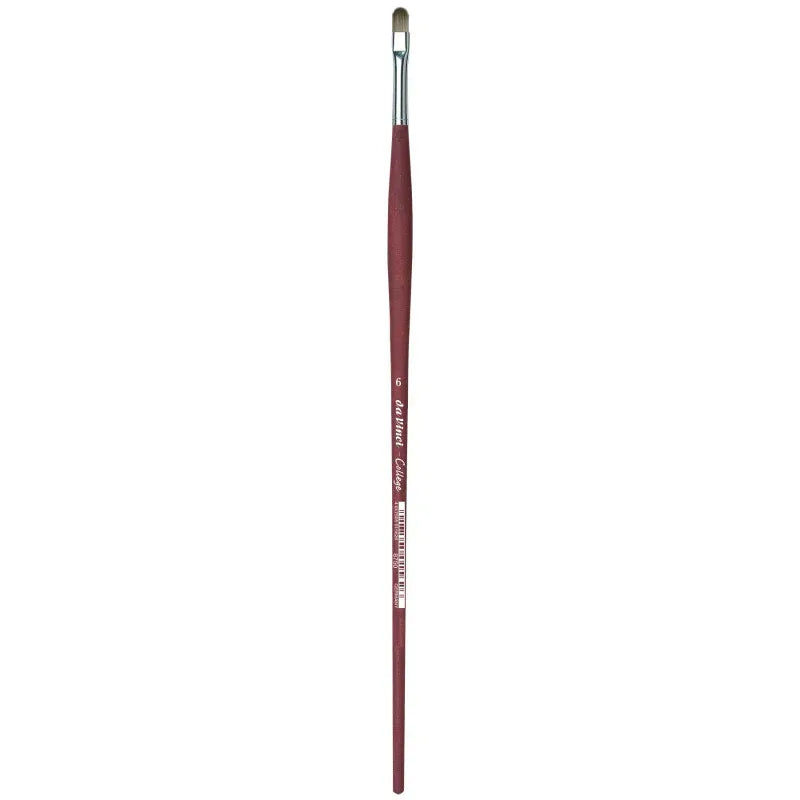 COLLEGE Student Brush, Synthetic, Acrylic & Oil, Filbert, Series 8750, Size 6