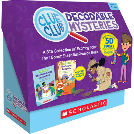 Clue Club Decodable Mysteries, Multi-Copy Set, 50 Books