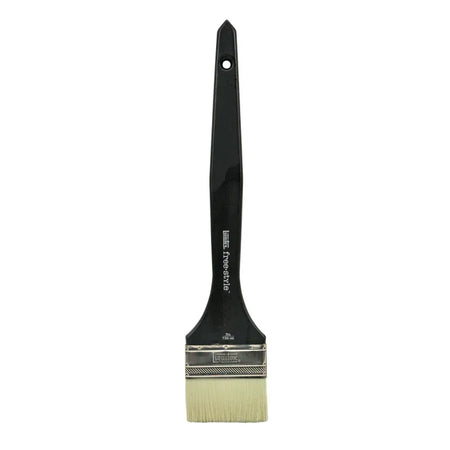 Free-Style Large Scale Broad Flat/Varnish Long Handle Brush, 3"