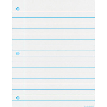 Notebook Paper Write-On/Wipe-Off Chart