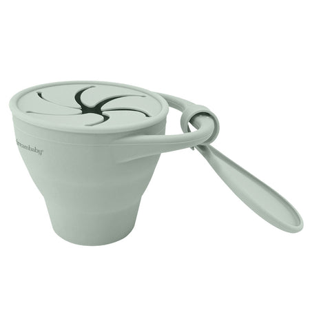 Silicone Pop-Up Snack Cup, Seafoam