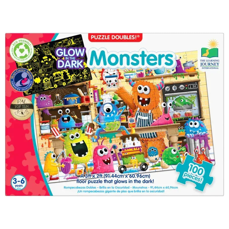 Puzzle Doubles - Glow In The Dark - Monsters