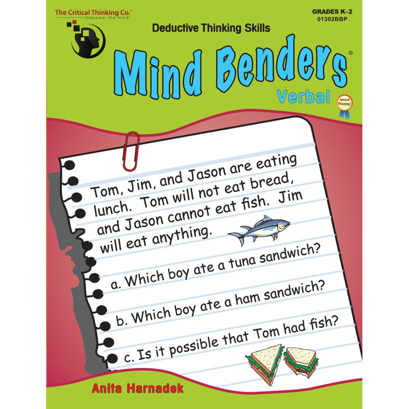 Mind Benders&reg; Verbal, Grades K-2