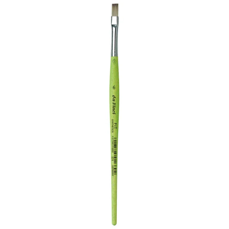 FIT Synthetics Student Brush, Synthetic, Acrylic & Tempera, Flat, Series 374, Size 6