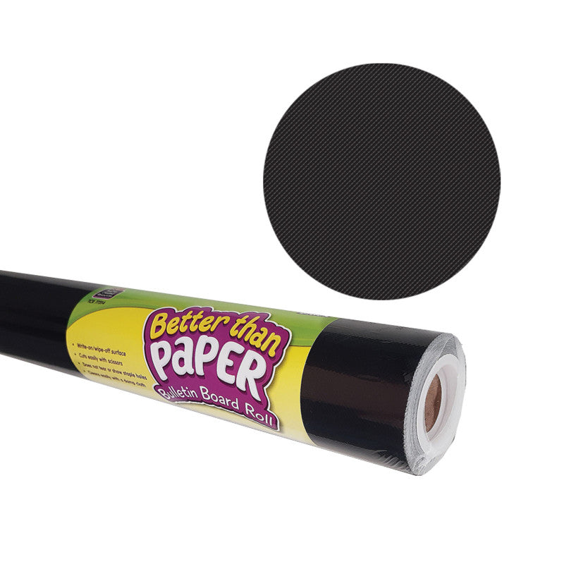Better Than Paper&reg; Bulletin Board Roll, 4' x 12', Black, 4 Rolls
