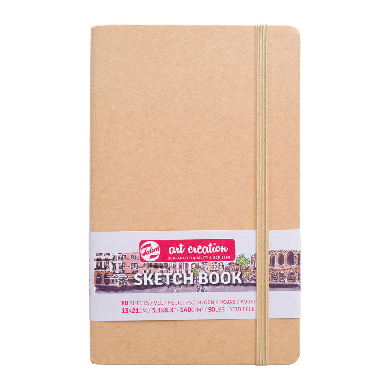 Sketchbook, 80 Sheets, 90lbs, Kraft Cover, 5.1" x 8.3" 5e6689e7a92e8de890ed2cdc78f5479b6f5b18d8