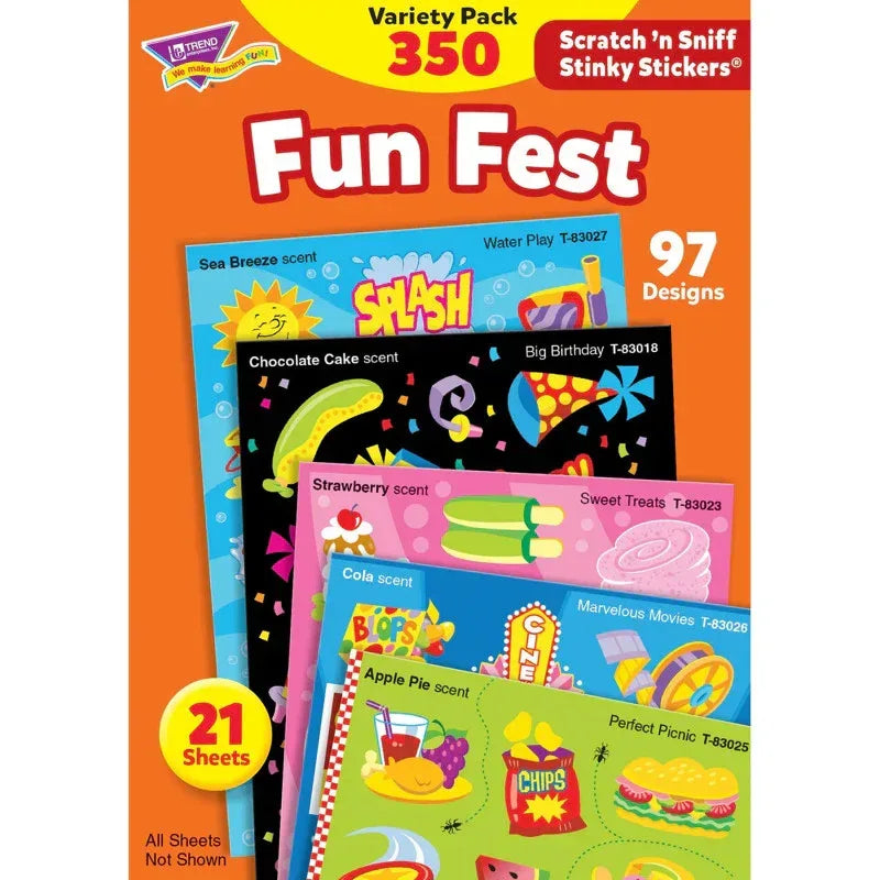 Fun Fest Stinky Stickers&reg; Variety Pack