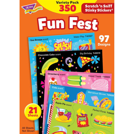 Fun Fest Stinky Stickers&reg; Variety Pack