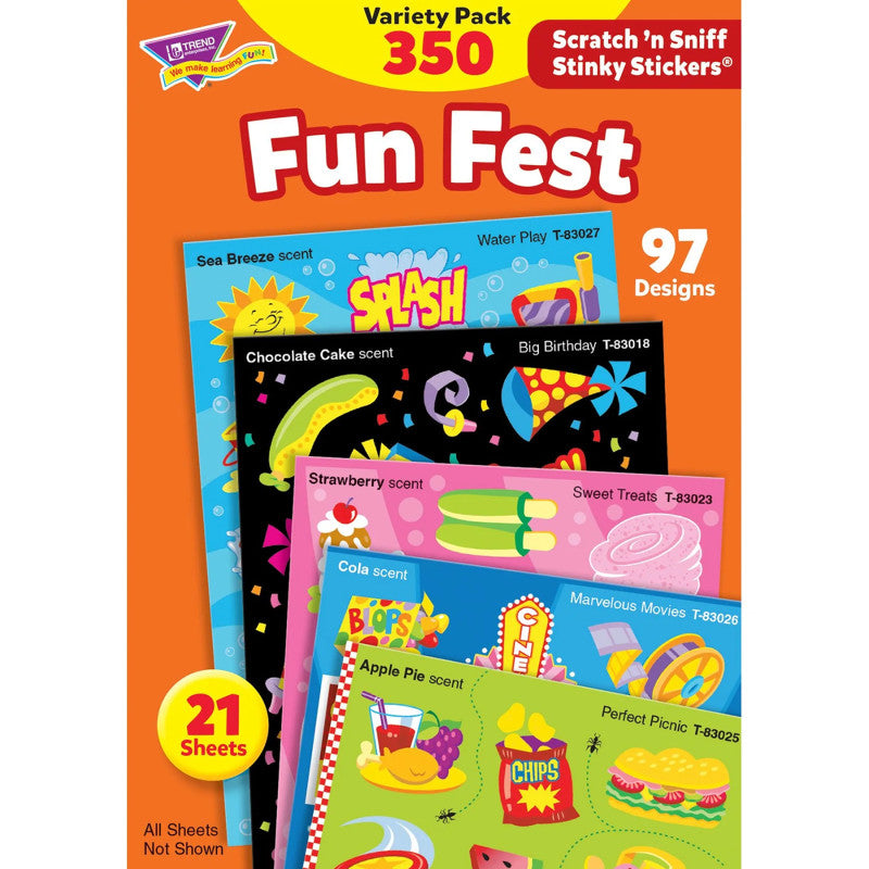 Fun Fest Stinky Stickers&reg; Variety Pack
