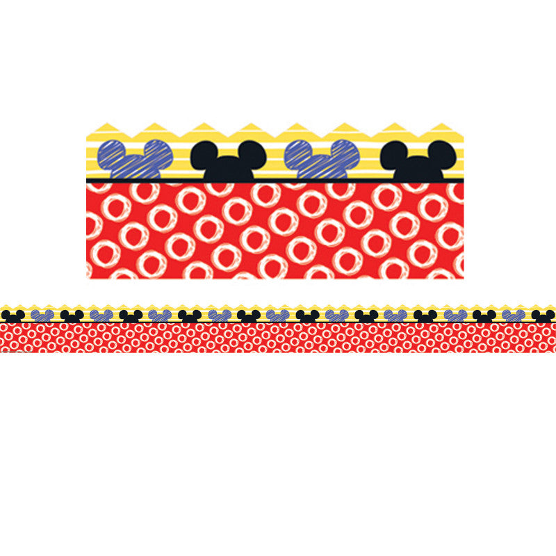 Mickey&reg; Color Pop! Peeking Head Extra Wide Deco Trim&reg;, 37 Feet