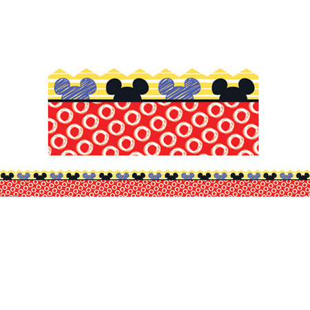 Mickey&reg; Color Pop! Peeking Head Extra Wide Deco Trim&reg;, 37 Feet