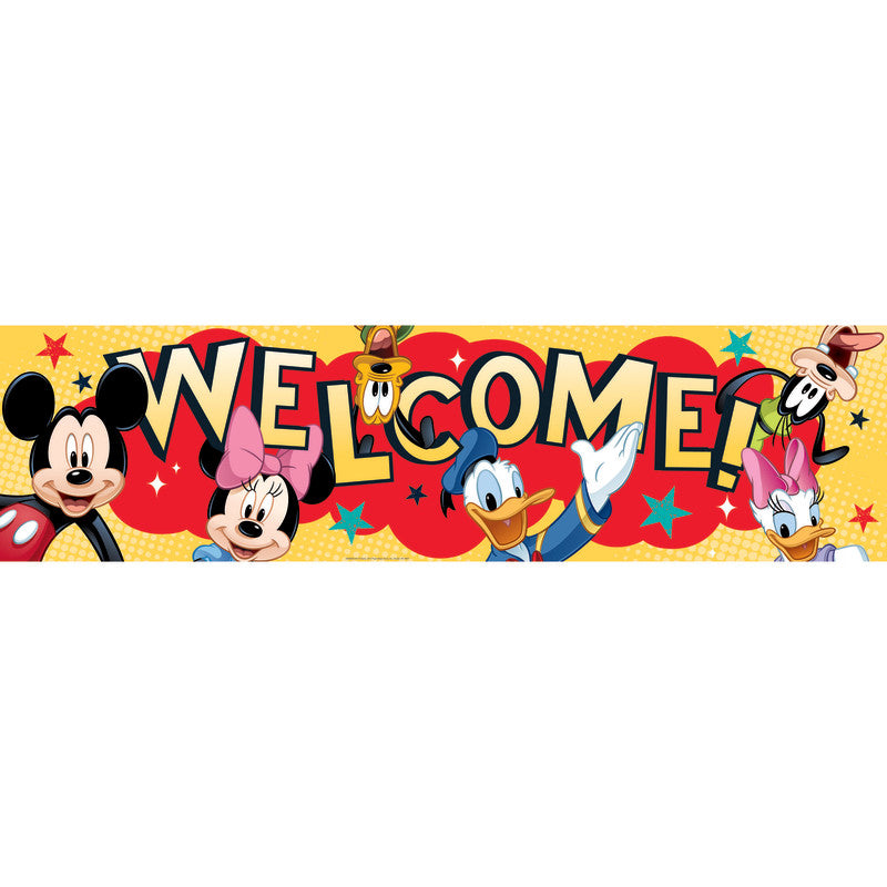 Mickey&reg; Welcome Classroom Banner