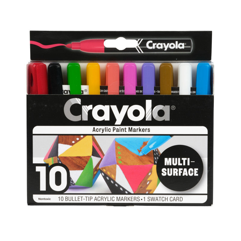 10-Count Bullet Acrylic Paint Markers