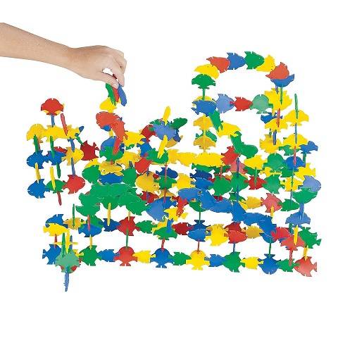 Fantastic Fish Building Blocks Set - 400/pkg