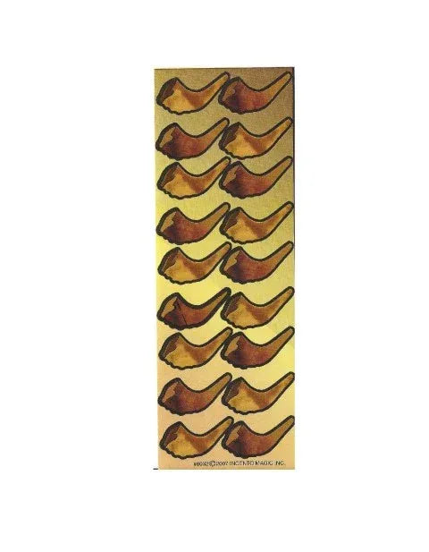 Shofar Judaic Stickers 25 Sheets