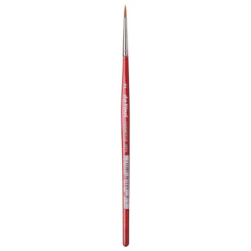 COSMOTOP-SPIN Silkpainting Brush, Synthetic, Watercolor, Round, Size -2