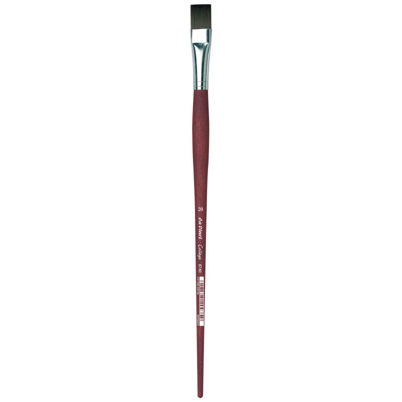 COLLEGE Student Brush, Synthetic, Acrylic & Oil, Flat, Series 8740, Size 20