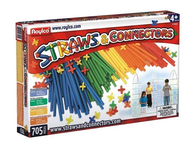 Roylco, Straws & Connectors - 705 Piece Set, R6090