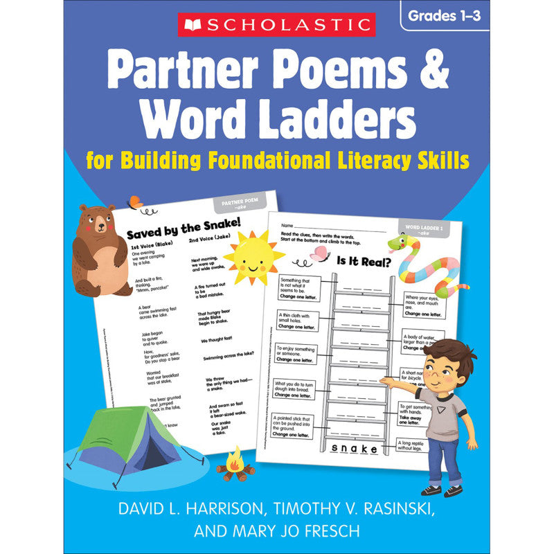 Partner Poems & Word Ladders for Building Foundational Literacy Skills: Grades 1&ndash;3