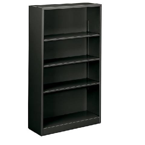 Hon, Brigade 4-Shelf Bookcase 12.63"D x 34.5"W x 59.0"H, Charcoal, HONS60ABC