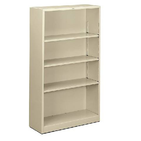 Hon, Brigade 4-Shelf Bookcase 12.63"D x 34.5"W x 59.0"H, Putty, HON60ABC