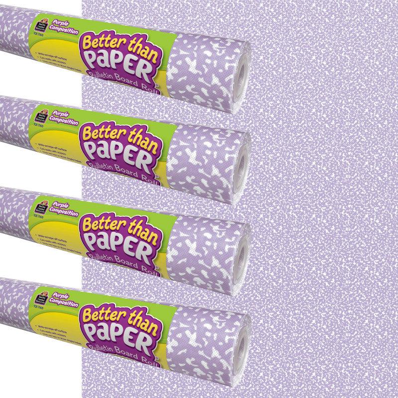 Composition Purple Better Than PaperÂ® Bulletin Board Roll, 4 ft x 12 ft, 4-Pack