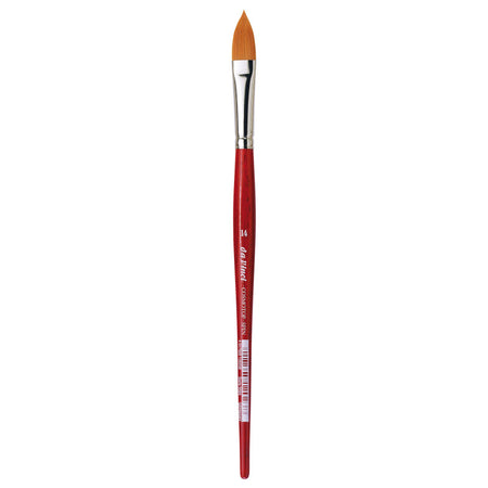 COSMOTOP-SPIN Silkpainting Brush, Synthetic, Watercolor, Oval-Pointed, Size 14