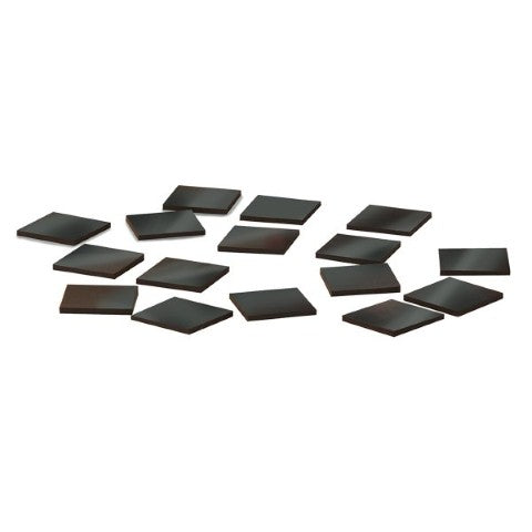 Hygloss 61241 24 Piece Self-Adhesive Magnet Squares, 1"