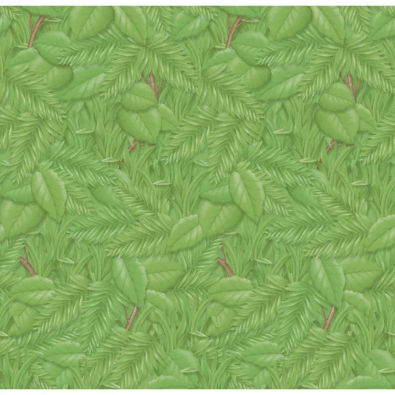 Bulletin Board Art Paper, Tropical Foliage, 48" x 12', 4 Rolls