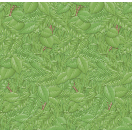 Bulletin Board Art Paper, Tropical Foliage, 48" x 12', 4 Rolls