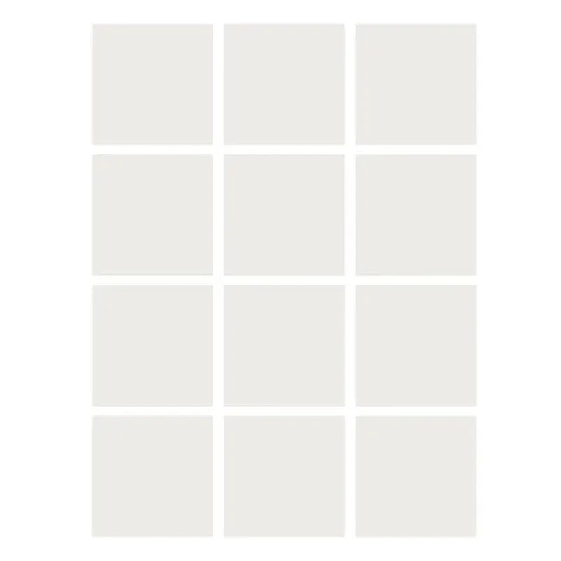 Dry Erase Stickables with Dry Erase Marker, White, 3" x 3", 12 Per Pack, 2 Packs