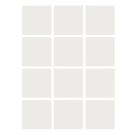 Dry Erase Stickables with Dry Erase Marker, White, 3" x 3", 12 Per Pack, 2 Packs