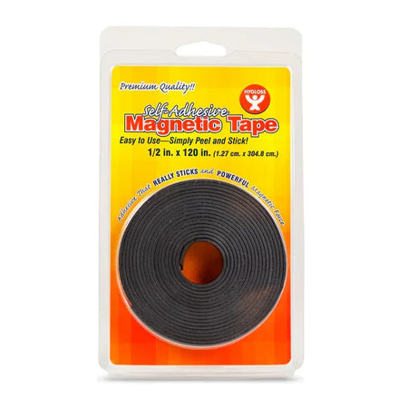 Self-Adhesive Magnetic Tape, 1/2-Inch by 10-Feet