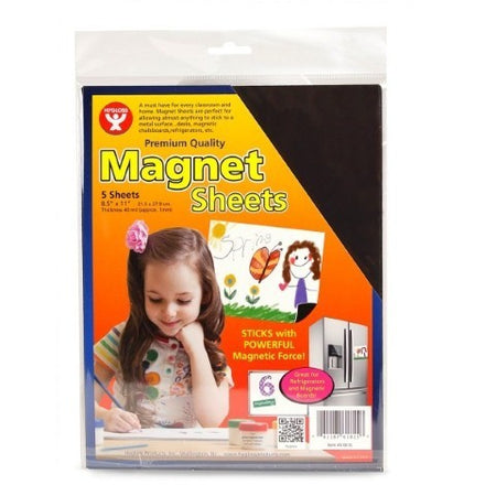Hygloss Magnet Sheets 8-1/2" x 11" - 5 sheets per package