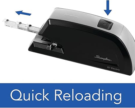 Swingline #67 Heavy Duty Commercial Electric Stapler, 20 Sheet Capacity, Metal, Black (06701)