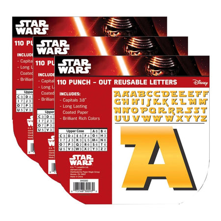 Star Wars&trade; Deco 4" Letters, 110 Per Pack, 3 Packs