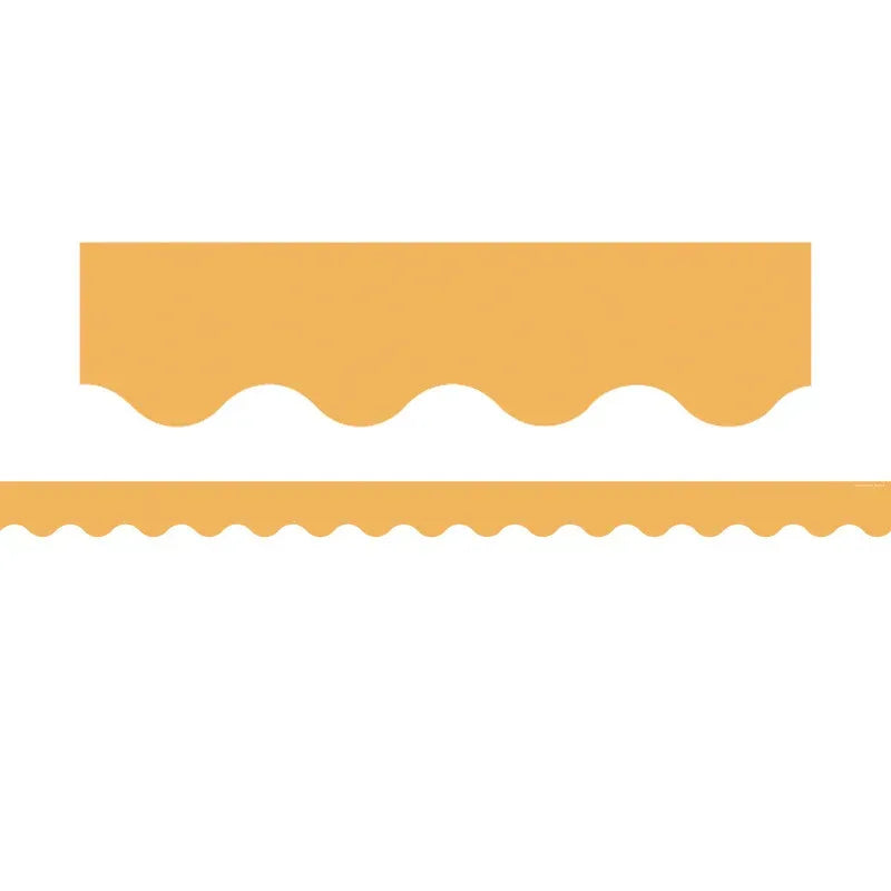 Golden Sun Scalloped Border Trim, 35 Feet
