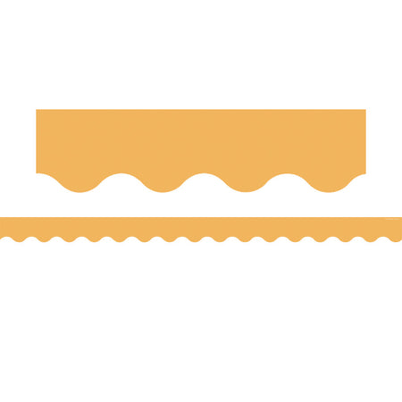 Golden Sun Scalloped Border Trim, 35 Feet
