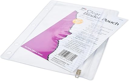 Vinyl Pencil Pouch With Zip lock Closure