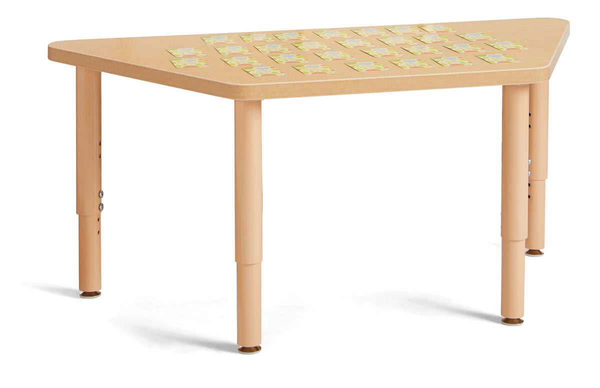 Jonti-Craft® Purpose+ Trapezoid Table - 21" x 45"