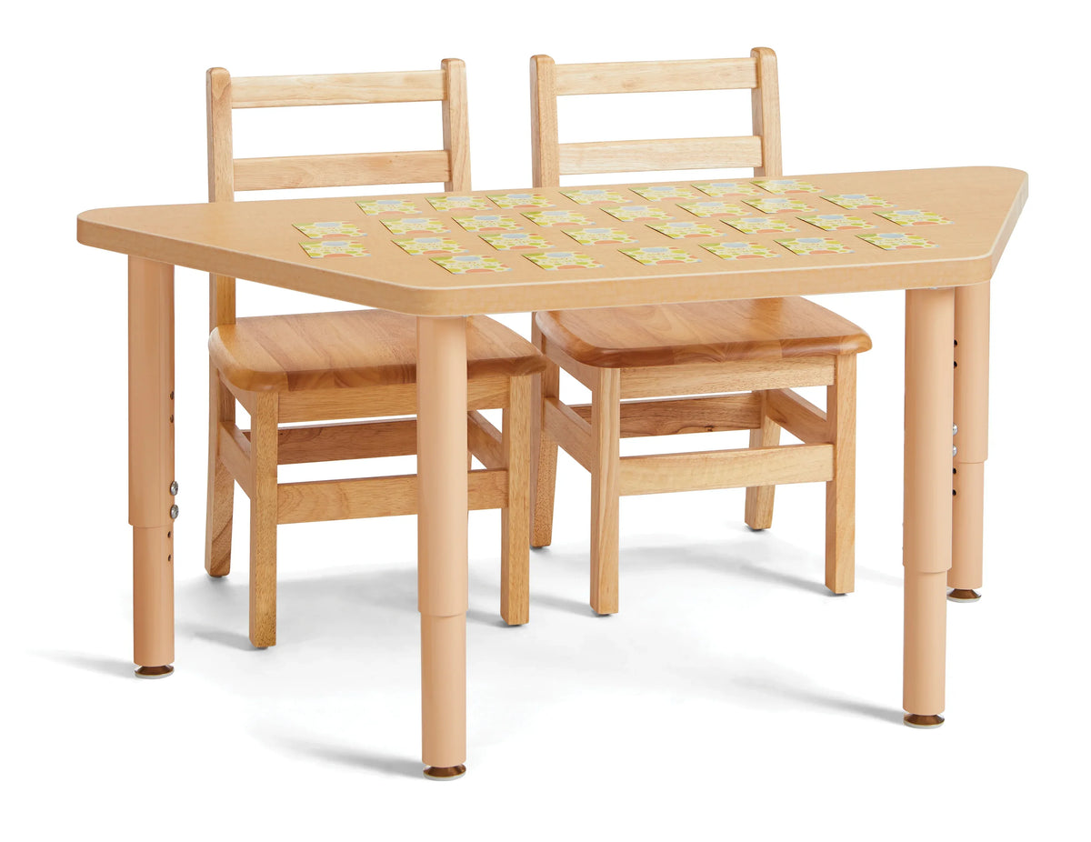 Jonti-Craft® Purpose+ Trapezoid Table - 24" x 48"
