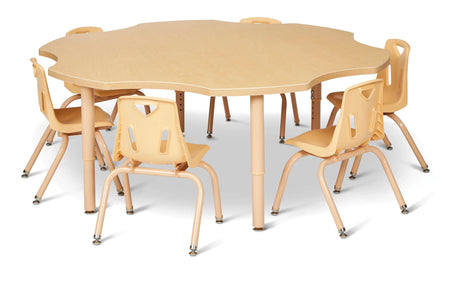 Jonti-Craft® Purpose+ Six leaf Table