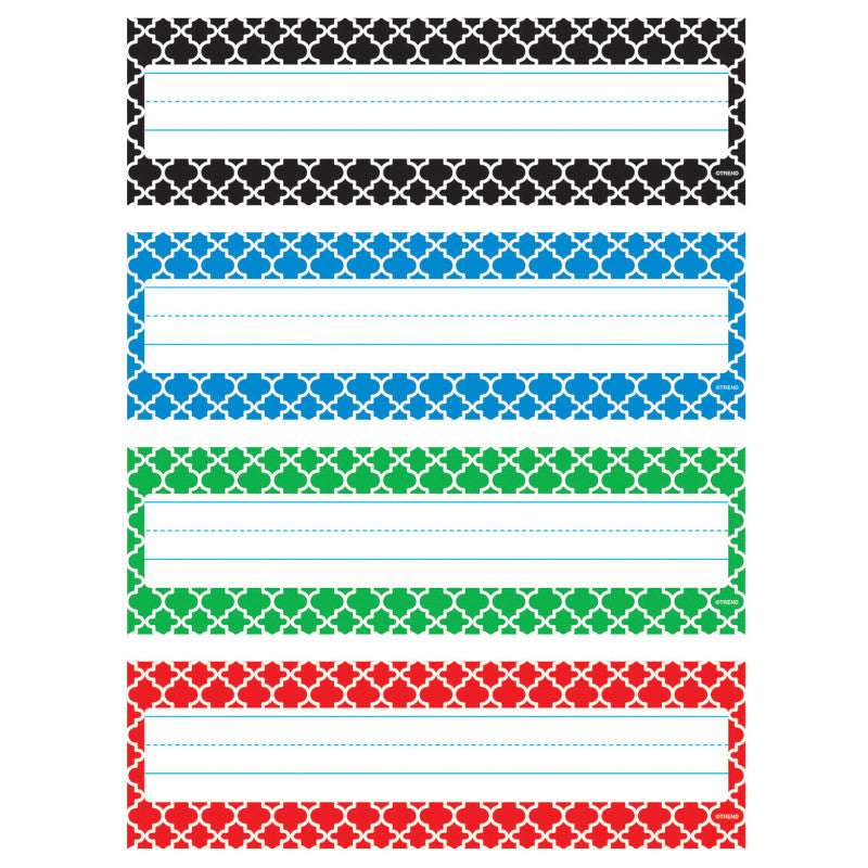 Moroccan Desk Toppers&reg; Name Plates Var. Pk., 32 ct