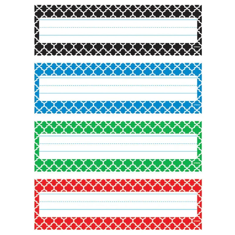 Moroccan Desk Toppers&reg; Name Plates Var. Pk., 32 ct